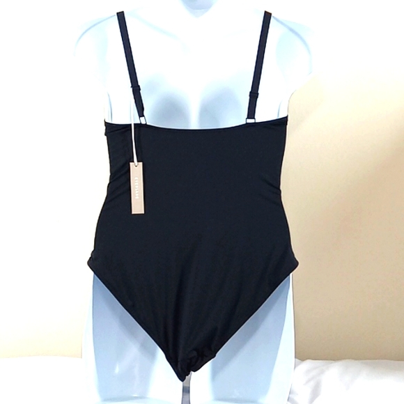 EVERLANE Bathing Suit Black Swimwear One Piece Swim Women New EXTRA LARGE XL - Picture 3 of 7